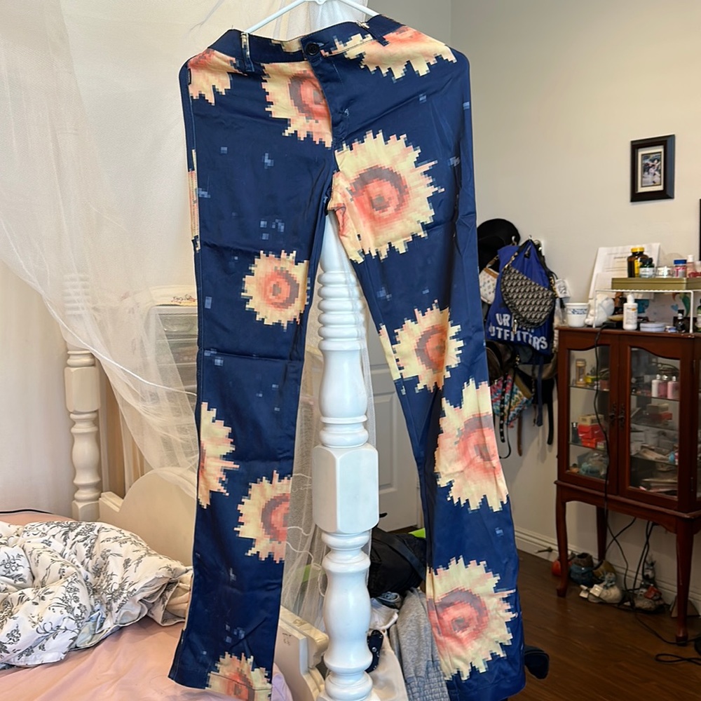 Vintage Moschino Pixel Sunflower Pants